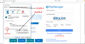 Rajasthan Teachers Web Portal Paymanager ActiveX Control setting