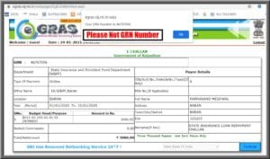 Rajasthan Teachers Web Portal sso id challan rajasthan