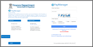 Rajasthan Teachers Web Portal Paymanager Forgot Password