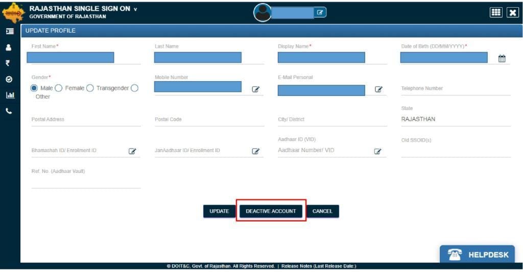 Rajasthan Teachers Web Portal How to Merge sso id