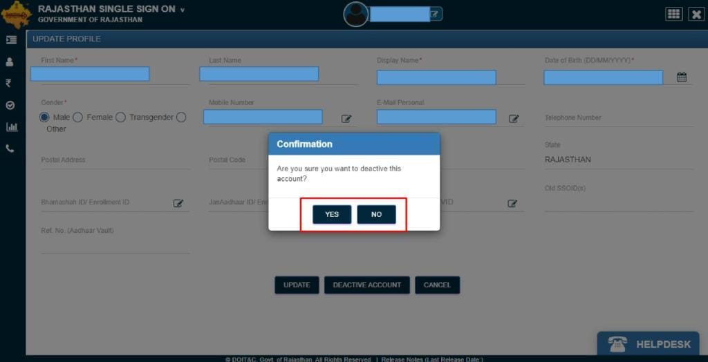 Rajasthan Teachers Web Portal How to Merge sso id