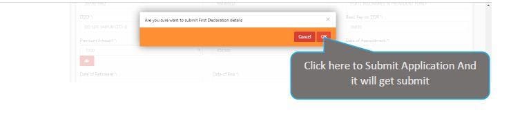 Rajasthan Teachers Web Portal FIRST DECLARATION SUBMIT PROCESS