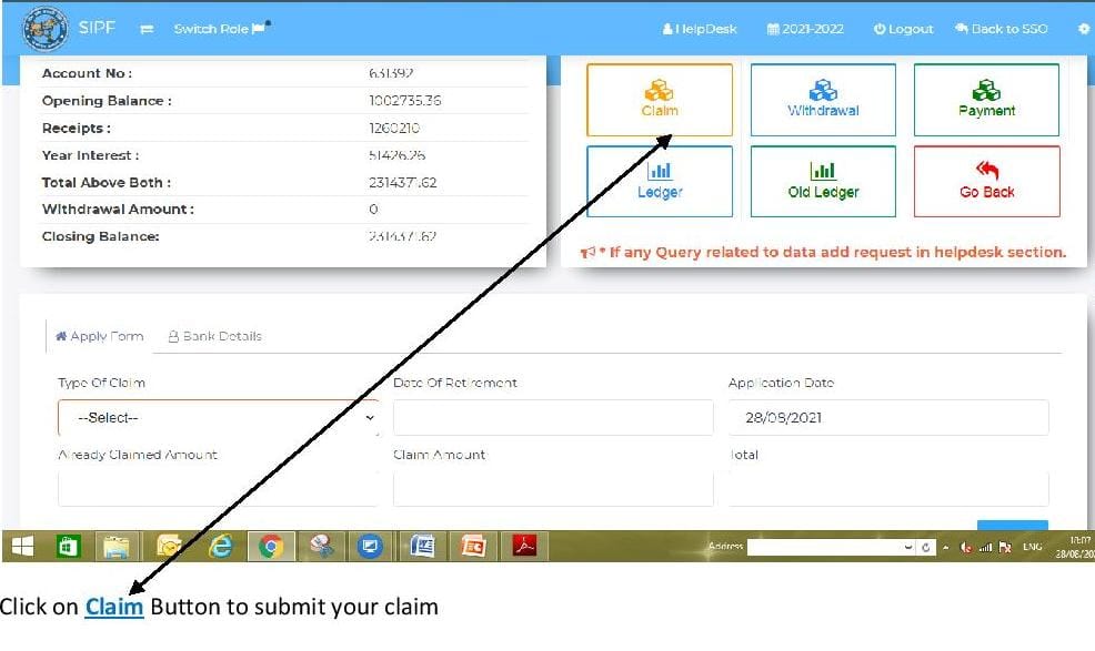 Rajasthan Teachers Web Portal NEW SIPF USER MANUAL