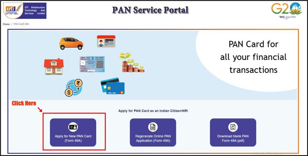 Rajasthan Teachers Web Portal How to Apply for Pan Card